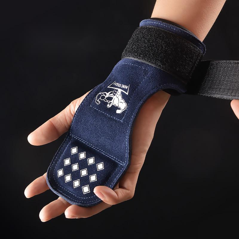 New Leather Gym Gloves Pull-up - Crossfit G 评论和价格