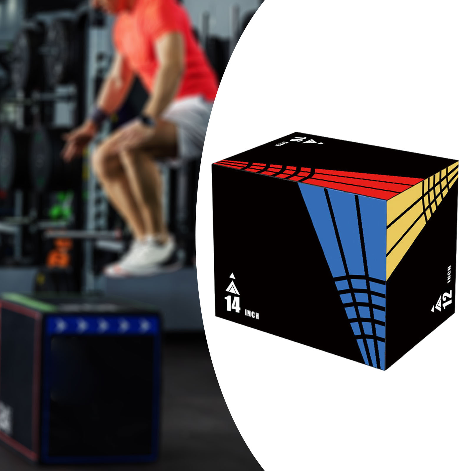 3-in-1Jump Box Plyometric Box  - Box Jump Plyo 评论和价格
