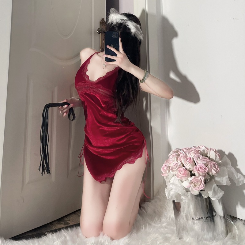 3 PCS Sexy Velvet Spliced Lace - Crossfit Event 评论和价格