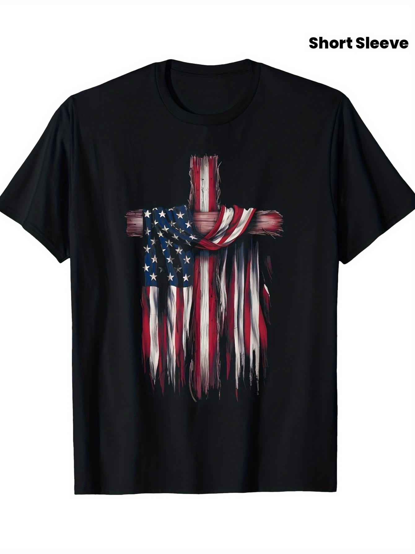 Men's Patriotic Christian Fait - Crossfit Event 评论和价格