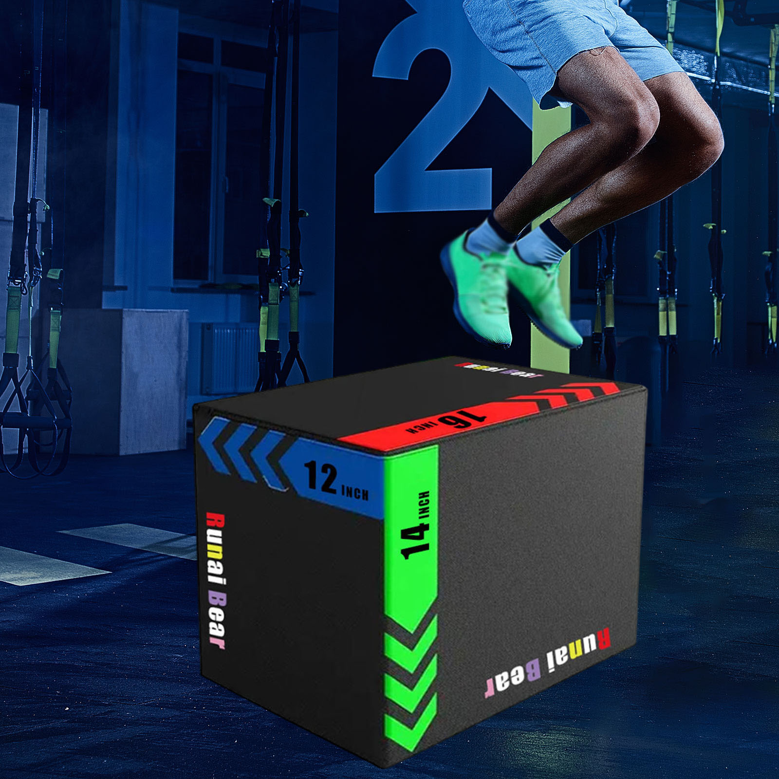 Plyo Jumping Exercise Box Port - Box Jump Plyo 评论和价格