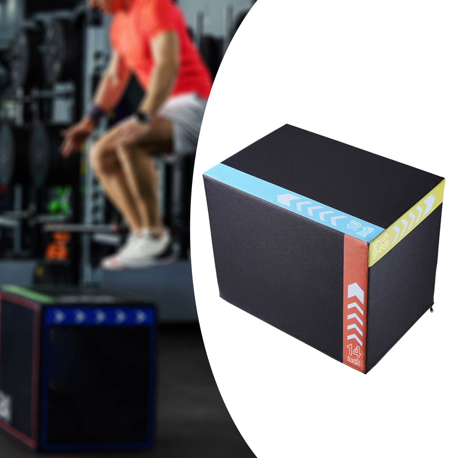 Plyo Jumping Exercise Box Port - Box Jump Plyo 评论和价格