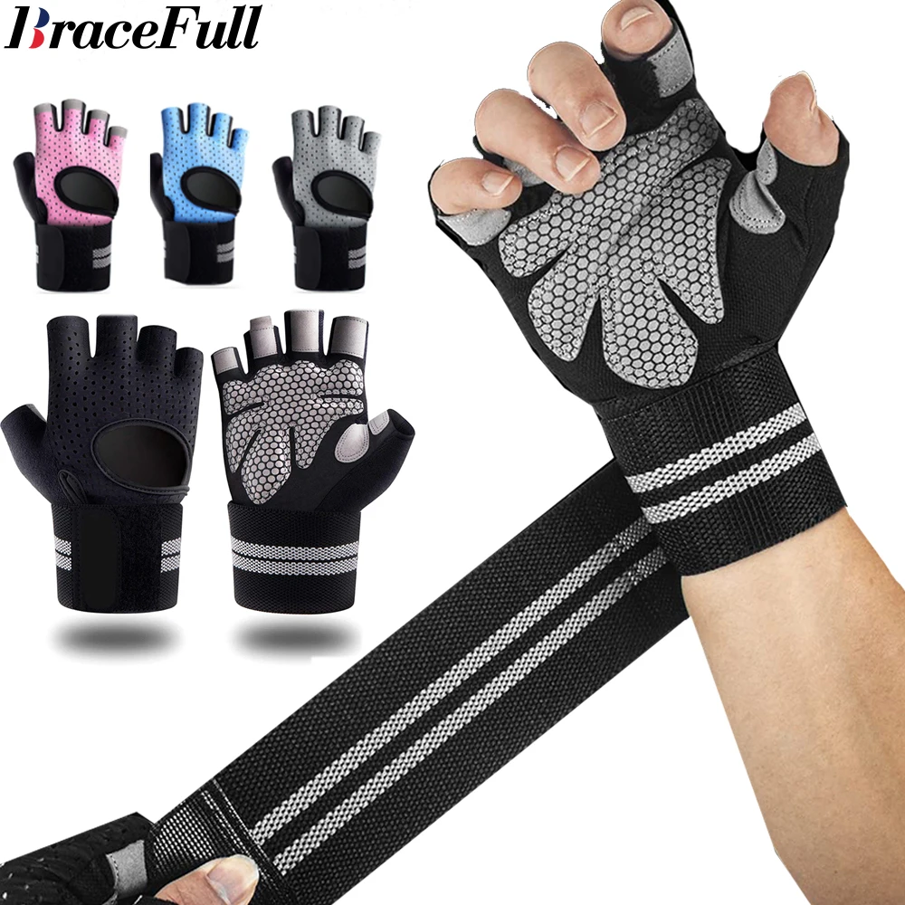 1Pair Half Finger Gym Fitness  - Crossfit G 评论和价格
