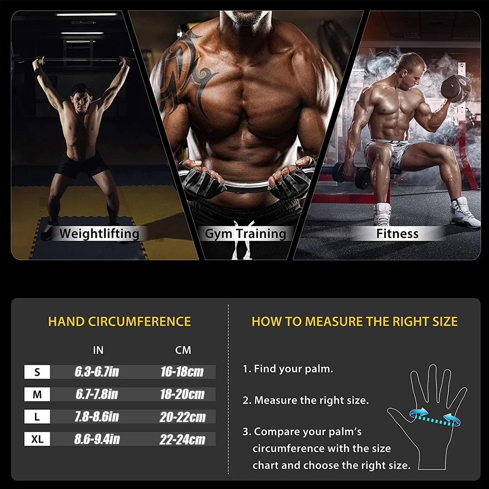 1Pair Half Finger Gym Fitness  - Crossfit G 评论和价格